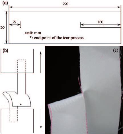 tongue tearing test method